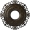 Ekena Millwork Orrington Medallion (Canopies up to 6 1/4"), 22"OD x 6 1/4"ID x 1 3/4"P, Stone Hearth Crackle CM22ORSHC - alternate 1